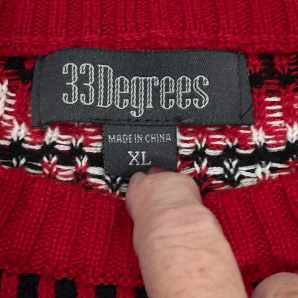 33 Degrees size xl